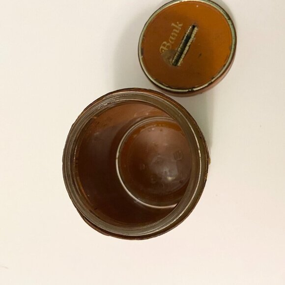 Vintage Prince Edward Island Coin Bank Jar PEI 3.5 Inch Tall Made In Canada - Picture 8 of 13